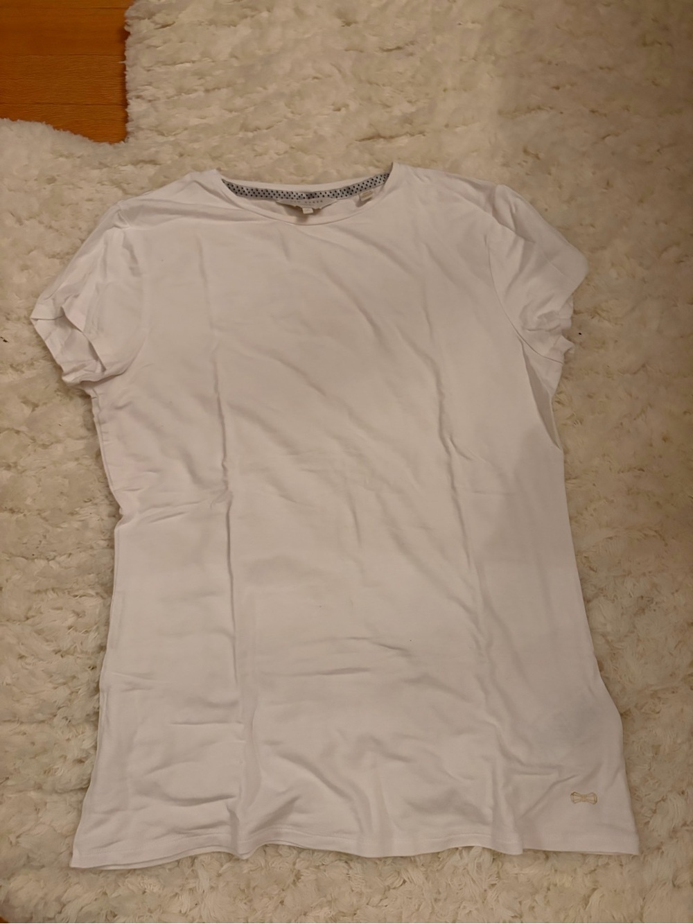 Ted Baker White Short Sleeve Crewneck Tee